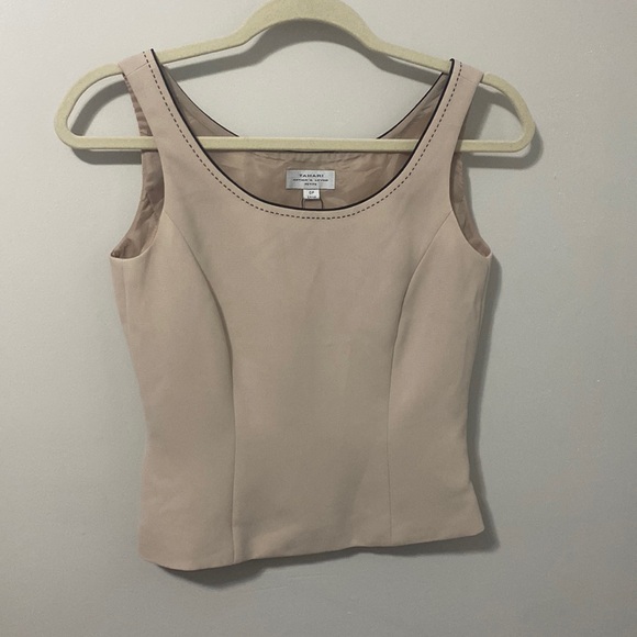 Tahari Beige Suit‎ Top - Picture 1 of 5